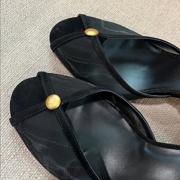 NEW Reformation Paula Slingback Sandal Black Size 9 - Picture 8 of 9